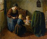 Bernard Jean Corneille Pothast Two Sisters Playing